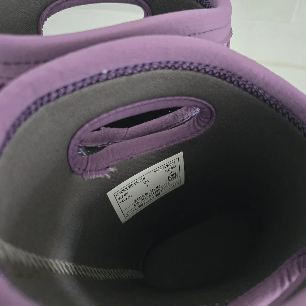 Bogs York Neon Unicorn Classic High Grasp Handles Waterproof Insulated Snow Boot - Picture 7 of 9